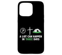 A Lot Can Happen in 3 Days Easter Day Jesus Cross Christian Coque pour iPhone 15 Pro Max