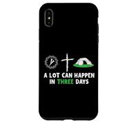 A Lot Can Happen in 3 Days Easter Day Jesus Cross Christian Coque pour iPhone XS Max