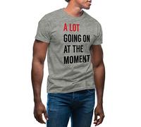 A Lot Going on at The Moment T-Shirt Gris pour Homme Size S