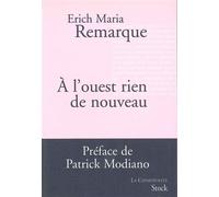 Erich Maria Remarque – À l'ouest rien de nouveau – Roman – Broché