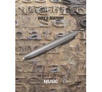 A Lyric Notebook for Hip-Hop Creators: Bars & Blueprints Music Manuscript Paper: Blank Sheet Music Notebook I Staff Paper Notebook I Staff Manuscript Pad I 100 Pages I 8.5x11 Inches