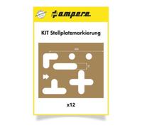 A.M.P.E.R.E A.M.P.E.R.E. Kit de pochoirs pour marquage d’emplacements Quantité:1