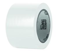 A.M.P.E.R.E A.M.P.E.R.E. Traffic Tape Standard 0,15 mm Épaisseur 75 mm x 33 m Blanc Quantité:1