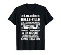 À Ma Chère Belle-Fille Humour Drôle Cadeau Incroyable Fils T-Shirt