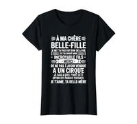 À Ma Chère Belle-Fille Humour Drôle Cadeau Incroyable Fils T-Shirt Graphique avec Valeur