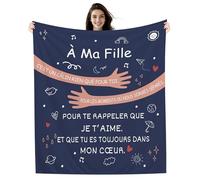 À ma Fille C’est un câlin rien que pour toi pour les moments où nous sommes séparés Pour te rappeler que je t’aime Et que tu es toujours dans mon cœur Couverture Cadeau d'anniversaire et de Noël