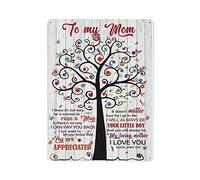 à ma maman je t'aime ton fils affiche métal signe style vintage étain signe maison affiches murales bar café cuisine garage jardin ferme chambre homme cave décor nouveauté famille cadeaux d'anniversai