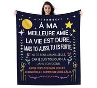 À ma Meilleure Amie La Vie est Dure mais toi Aussi tu ES Forte Enveloppe-toi dans ceci et considère-Le comme Un Gros Câlin Couverture pour Meilleure Amie Cadeau d'anniversaire Cadeau de Noël