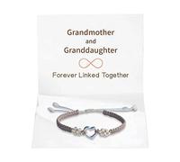 À ma petite-fille, bracelets et cartes toujours connectés, bracelets en pierre naturelle, cadeaux de bijoux 12 bracelets, taille unique, Autre, Pas de gemme