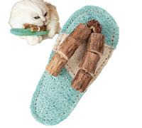 à mâcher à l' à chat - Luffa naturelle - En forme de pantoufles - Pour chiens de petite et grande taille, chiots, chatons, animaux de compagnie, jeu interactif en intérieur