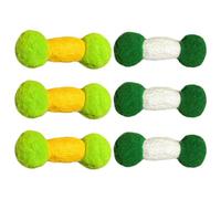 à mâcher en feutre pour chat, ensemble d'enrichissement de dentition, accessoires interactifs apaisants avec fonction de jeu amusante, outil de bien-être pour animaux de compagnie, à