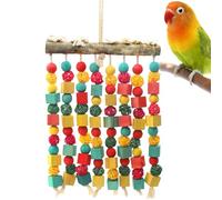à mâcher pour Oiseaux - Accessoires de Cage à mâcher Multicolores en Bois coloré pour cacatoès, perruches, Conures, perruches, inséparables, perroquets | Accessoires d'intérieur pour Cage à