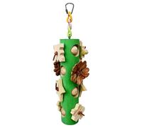 à Mâcher pour Oiseaux de Compagnie Bois Naturel de 26,4 cm Qui Réduit | de pour Perroquet pour Petite Perruche Calopsitte Inséparables Conure Canari