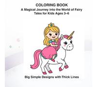 A Magical Journey into the World of Fairy Tales: Big Simple Designs with Thick Lines