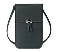 à main à bandoulière pour femmes sac à bandoulière à bandoulière réglable avec fenêtre de téléphone portable visuel dames sac à bandoulière Cosmétiques Transparents Avec Fermeture (B, One Size)