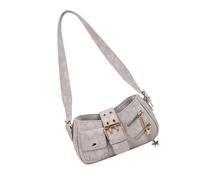 À Main Français Élégant En Cuir PU Sous Les Bras Bandoulière Décontracté Léger Pratique Avec Plusieurs Poches Pour Femmes Bandoulière