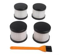 à Main pour Kärcher CVH pour 3 Plus Réutilisable à Main pour(4 PACK) | Grade H13, 99.97% efficacité, lavable et réutilisable, inclut brosse nettoyage, plastique durable