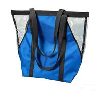 à Main PVC Transparent Femmes 1680D pour robuste à Main PVC(Blue) | Matériau PVC clair pour robuste, résistance à l'usure élevée, couleur noire , style décontracté chic