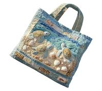 à main sur le thème des animaux - Sacs Oxford matelassés 3D, à bandoulière avec poignée robuste, à main compact, fourre-tout tendance, de les jours pour amis, adultes, hommes, tra