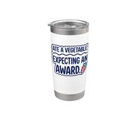 A mangé un légume. En attendant une annonce de grossesse Gobelet isotherme en acier inoxydable double paroi