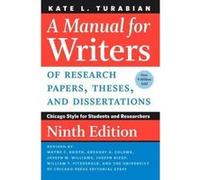 A Manual for Writers of Research Papers, Theses, and Dissertations, Ninth Edition: Chicago Style for Students and Researchers (Chicago Guides to Writing, Editing, and Publishing) - [Version Originale]