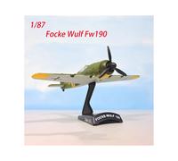 (A) Maquette d'avion Focke Wulf Fw190 Fw-190 à l'échelle 1/87, modèle réduit de collection pour adultes.