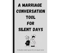 A Marriage Conversation Tool for Silent Days A Double-Sided Layout for an Equal Voice: Relationship Reflection Diary for Couples, Intimacy ... Planner, Wedding Present, 110 Pages, 6x9 Inch