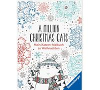 A Million Christmas Cats Mein Katzen-Malbuch Zu Weihnachten - (German Book NEUF