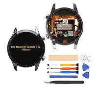 A-MIND Pour Huawei Watch GT2 LTN-B19 DAN-B19 (46mm) LCD Affichage Écran Remplacement Tactile Digitizer Assemblée Complète avec Outils