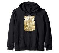 A Modern Utopia Inspired Rétro Futurisme Vision Sweat à Capuche