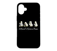 A Moment of Science Funny Goose Science Teacher Men Women Coque pour iPhone 16 Plus