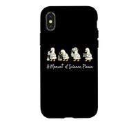 A Moment of Science Funny Goose Science Teacher Men Women Coque pour iPhone X/XS