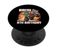 À Mon 9e Anniversaire Era Boy Bday Nine Joyeux 9e Anniversaire PopSockets PopGrip Adhésif