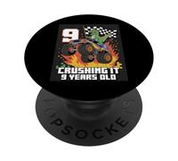 À Mon 9e Anniversaire Era Boy Bday Nine Joyeux 9e Anniversaire PopSockets PopGrip Adhésif