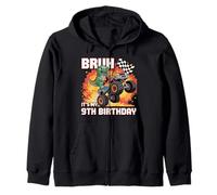 À Mon 9e Anniversaire Era Boy Bday Nine Joyeux 9e Anniversaire Sweat à Capuche