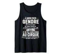 À Mon Cher Gendre Avec Amour Ta Belle-Mère Humour Drôle Débardeur