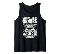 À Mon Cher Gendre Avec Amour Ta Belle-Mère Humour Drôle Débardeur