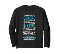 À Mon Cher Gendre Avec Amour Ta Belle-Mère Humour Drôle Manche Longue