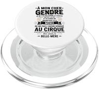 À Mon Cher Gendre Avec Amour Ta Belle-Mère Humour Drôle PopSockets PopGrip pour MagSafe