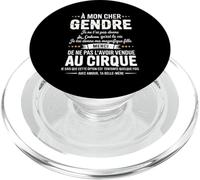 À Mon Cher Gendre Avec Amour Ta Belle-Mère Humour Drôle PopSockets PopGrip pour MagSafe