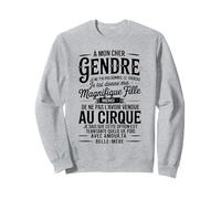 À Mon Cher Gendre Avec Amour Ta Belle-Mère Humour Drôle Sweatshirt