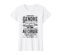 À Mon Cher Gendre avec Amour Ta Belle-Mère Humour Drôle T-Shirt Graphique avec Valeur
