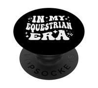 À Mon époque équestre, Horse Rider Barn Life Passion PopSockets PopGrip Adhésif