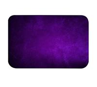 A.Monamour Antidérapant Absorbant Lavable Tapis de Bain Toile Texturé Fond Violet Art Abstrait Doux Flanelle Tapis pour WC Salle de Bain Lavabo Baignoire Douche Cuisine Evier Salon Chambre 40x60cm