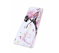 A.Monamour Fille Papillon Rose avec Robe Florale Fleur Fée Ange Ailes Impression Microfibres Absorbant Flanelle Tissu Baignoire Baignoires Tapis Tapis Tapis De Sol Paillassons 40X120cm / 16 "X48