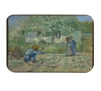 A.Monamour Premiers Pas (Après Mil) De Vincent Van Gogh Art Decors Absorbant Flanelle Tapis De Bain Tapis De Douche Antidérapants Tapis De Sol Tapis De Passage Runner 40x60cm