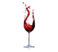 A.Monamour Sticker Porte Autocollant Poster De Porte 3D Vin Rouge Éclaboussant dans Le Verre sur Fond Blanc Vinyle Affiche De Porte Sticker Mural Papier Peint Art Décor 85 x 200 cm