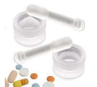 à mortier - Ensemble de mortier | Broyeur, bols de broyeur, petits broyeurs de pilules, gadgets de cuisine antidérapants pour poudres, noix, ail, grains de poivre, assaisonnement, laboratoires,