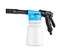 à Mousse - Pulvérisateur portatif 1 L, Distributeur de Savon sous Pression, laveuse moussante de Jardin | Outil de Nettoyage de Voiture avec Fixation de Tuyau, Accessoire de détail Automobile