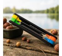 A&N Outil multifonction pour pêcheur à la carpe avec 3 aiguilles à bouillie et 1 foret pour bouillettes - Accessoire de pêche compact pour montage de bouillettes et rig à cheveux